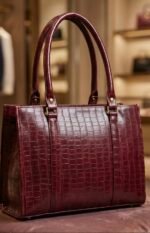 Tote Bag for Woman - PU Leather Stylish Large Office Women Handbags with Zip Closure | Structured Hand Bags for Women Stylish for Work, College & Daily - Image 4