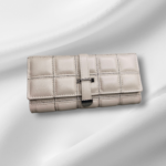 Women's Vegan Leather Tri-fold Fashion Card Coin Holder Long - Image 3