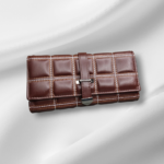 Women's Vegan Leather Tri-fold Fashion Card Coin Holder Long - Image 7