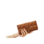 Women's Vegan Leather Tri-fold Fashion Card Coin Holder Long